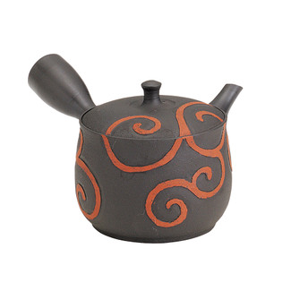 Tokoname Pottery : SEKIRYU - Japanese Kyusu tea pot 300cc Ceramic Mesh