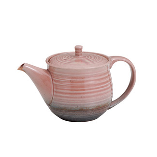 Tokoname Pottery : Pink - Japanese Tea Pot 350cc Sawayaka Fine Mesh Net
