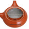 World Heritage Mt. FUJI (Red) - Japanese Pottery Tea Pot 340cc Fine Mesh Net