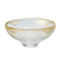 GIYAMAN - Glass Matcha Bowl : Clear Gold - Japanese Glass Matchawan Tea Ceremony