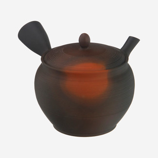 Tokoname Pottery :GYOKO - Japanese Pottery Kyusu Tea Pot 350cc ceramic mesh net