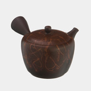 Tokoname Pottery :GYOKO - Japanese Pottery Kyusu Tea Pot 360cc ceramic mesh net