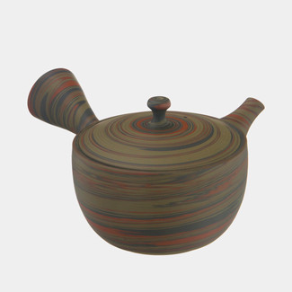 Tokoname Pottery :TOSEN - Japanese Pottery Kyusu Tea Pot 230cc ceramic mesh net