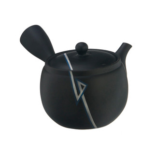 Tokoname Original Pottery : TOUSEI - Japanese Pottery Kyusu Tea Pot 370cc With stainless fine mesh (L)