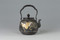 Takaoka Tetsubin - Iron Kettle Teapot : Phoenix with gold and silver inlay