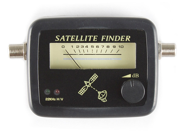 Digital Satellite Finder Signal Strength Meter High Accuracy Satellite Rangefinder with Indicator Light