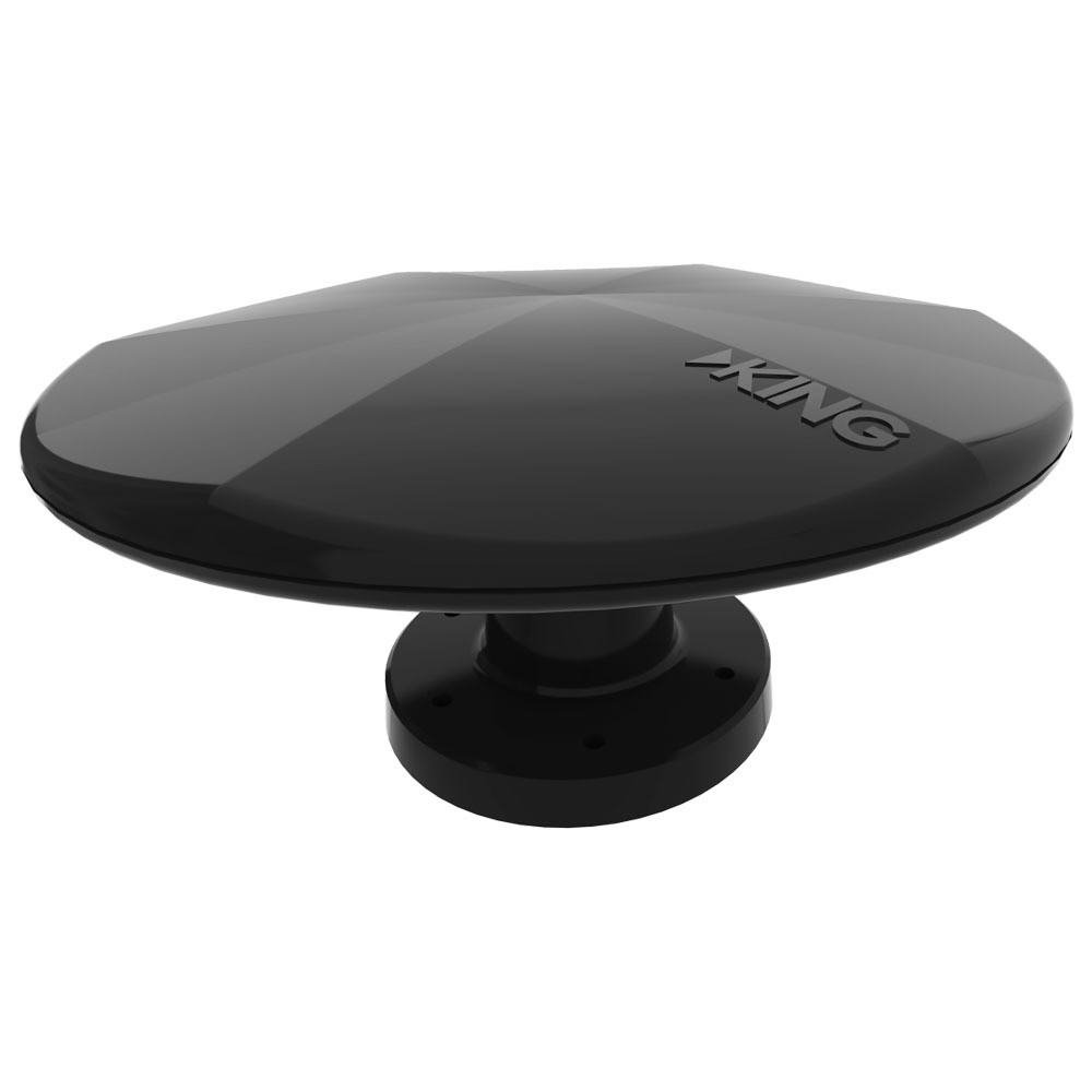 KING OA1001 OmniPro Portable Omnidirectional HDTV Over-the-Air Antenna with Mount Black KING R 