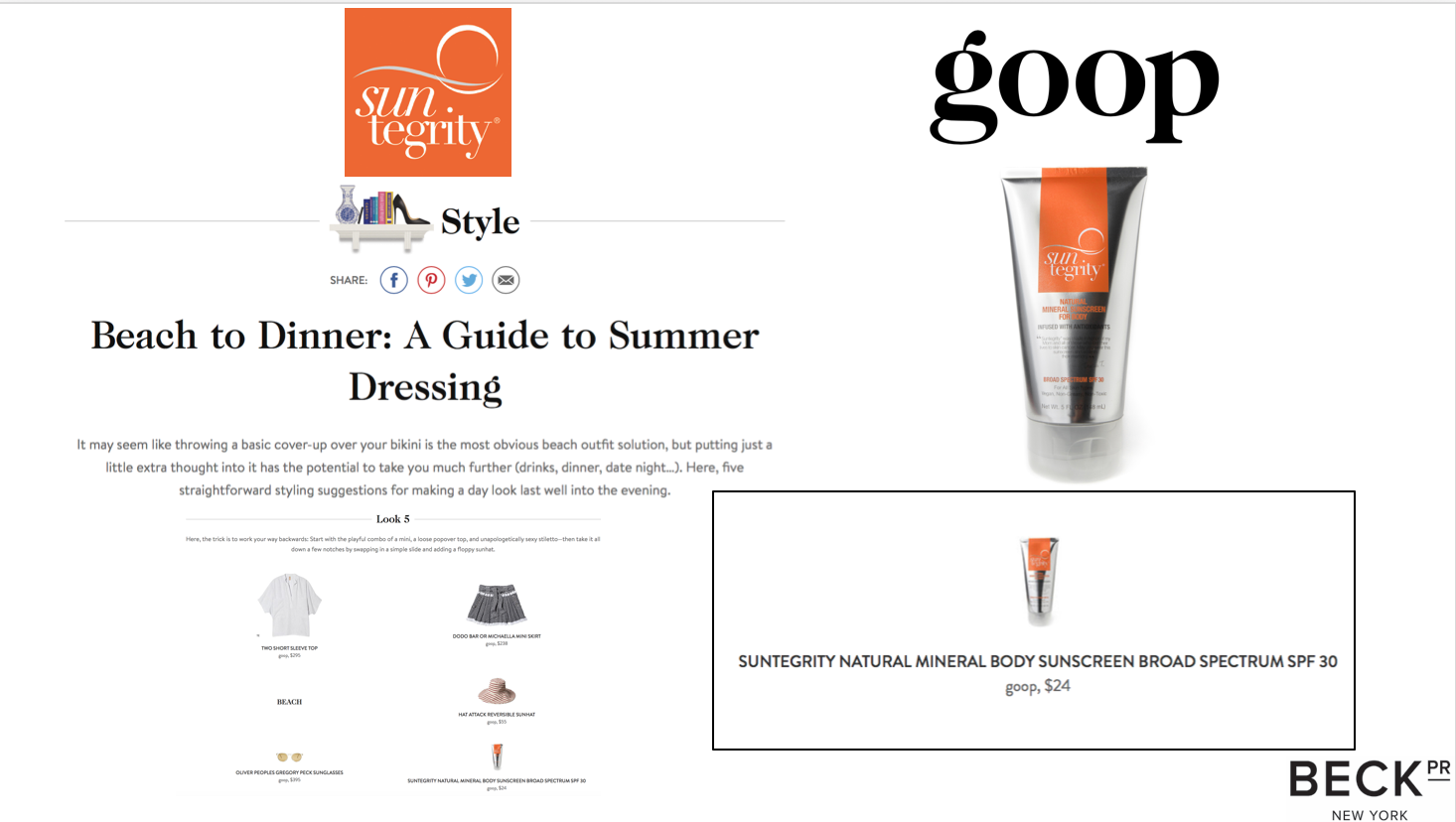 Beach To Dinner - A Guide To  Summer Dressing - Suntegrity Skincare