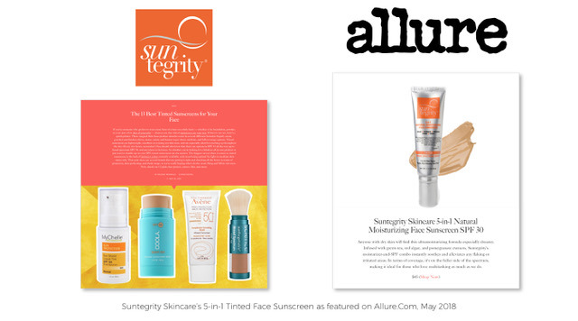 Allure - Suntegrity Skincare 5 In 1 Natural Moisturizing Face Sunscreen SPF 30