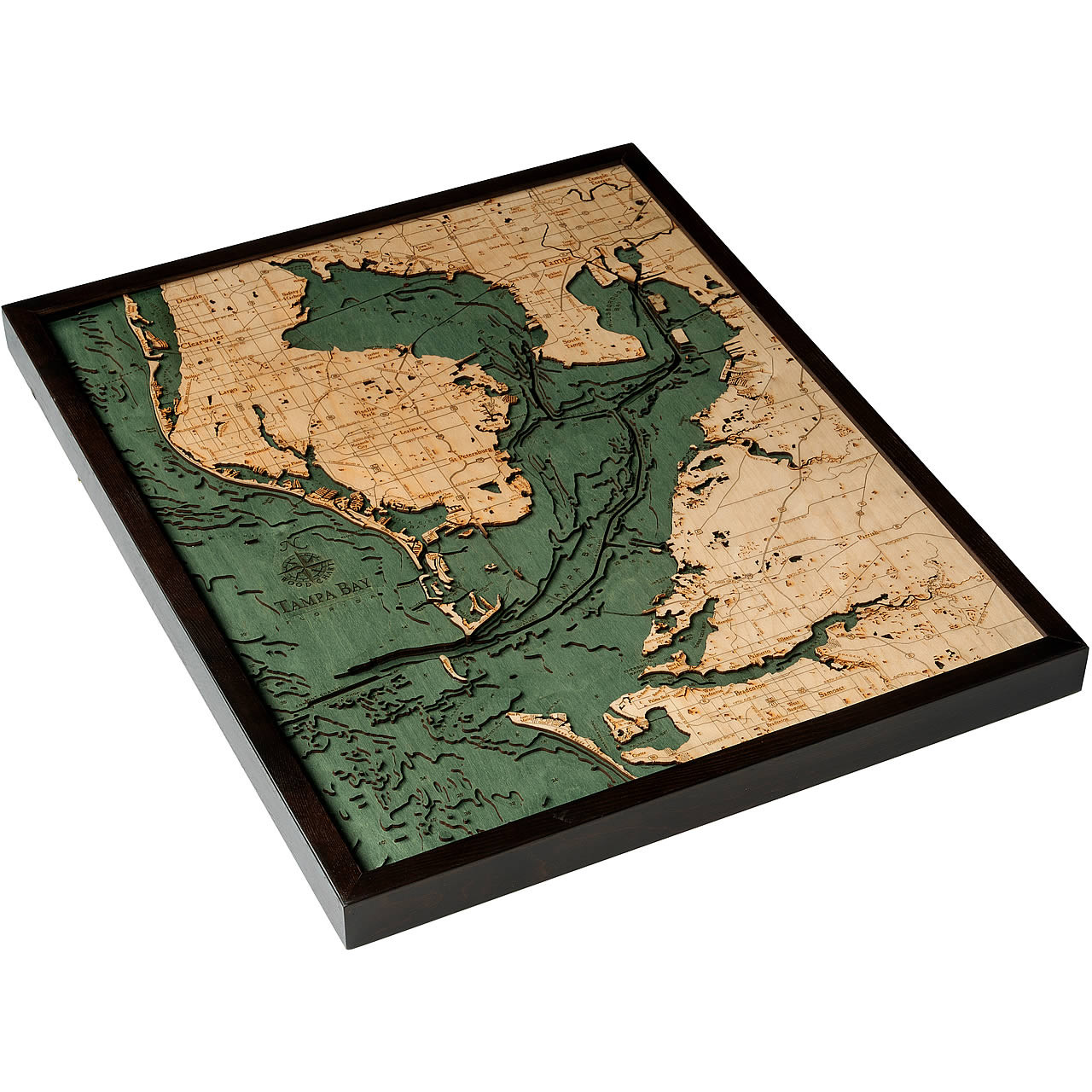 Nautical Wood Charts By Below The Boat