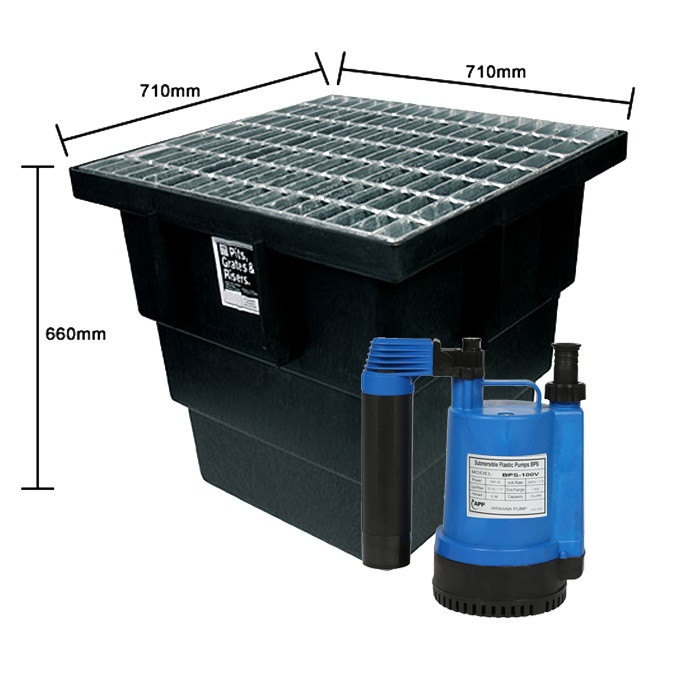 sump pump pit cost