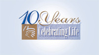 10 Years Celebrating Life Banquet Invitation Pack