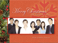 Customized Staff Picture Christmas Cards 107