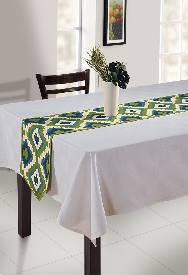In Sattva Home Bohemian Signature Print Table Runner And Dresser