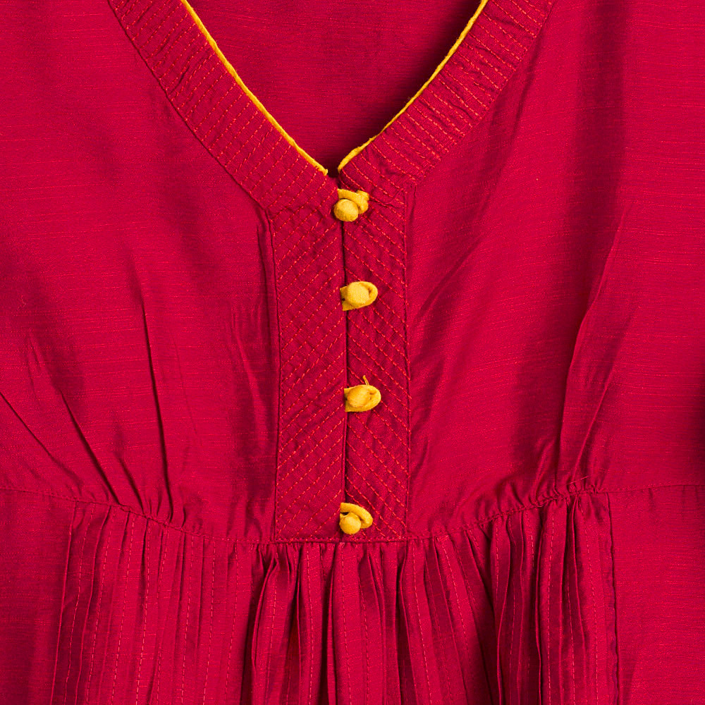 MOHR Womens Tunic Shirt with V-Neck and Full Length Sleeves