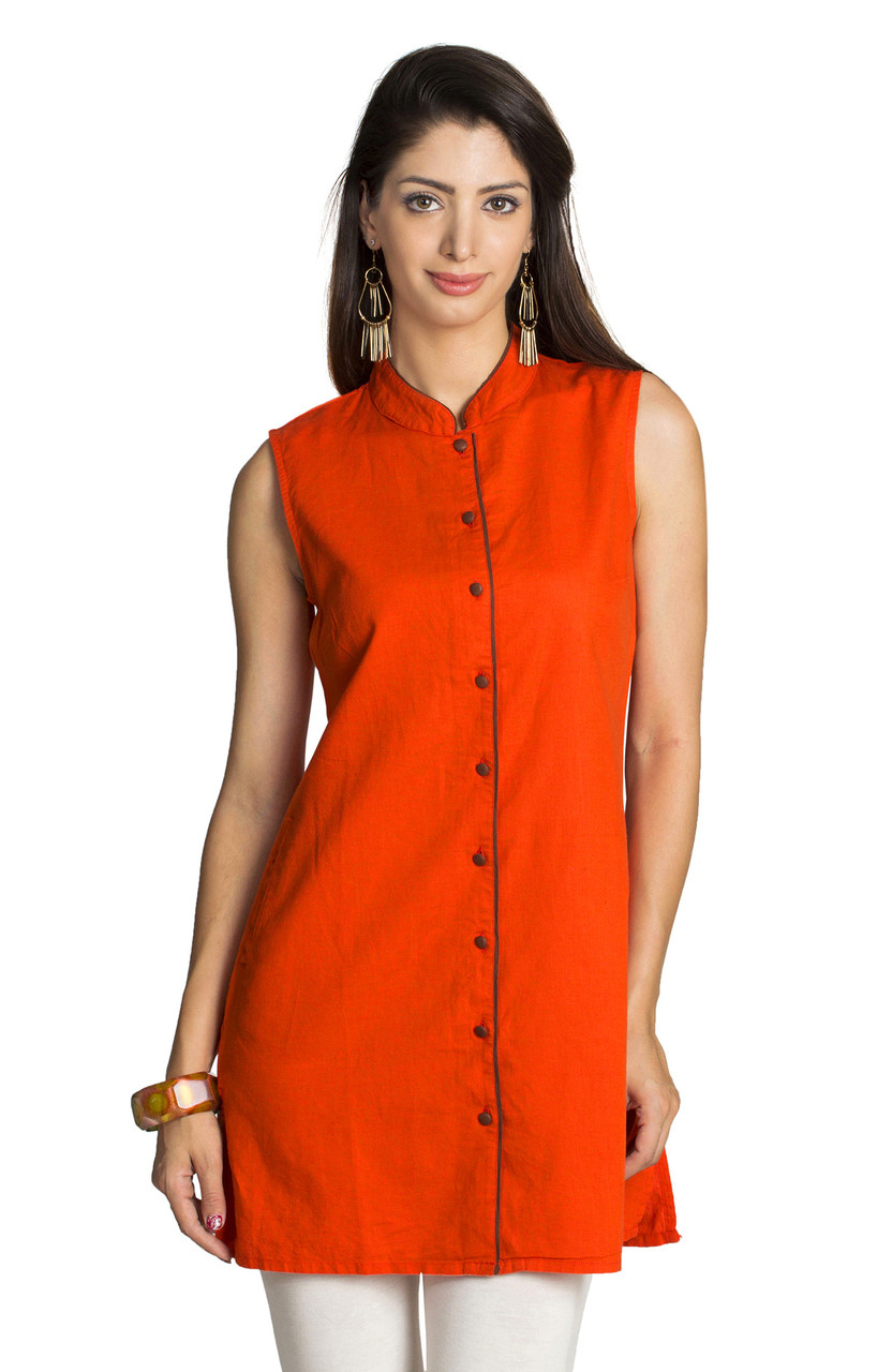 mandarin collar tunic dress