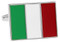 Flag of Italy Cufflinks, Italian Flag Cuff links close up image