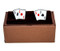 All Aces Poker Cards Cufflinks with Deluxe Presentation Gift Box close up image