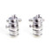 Wine Whiskey Beer Barrel Keg Cufflinks shown as a pair close up image
