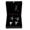 2 Pairs scuba mask snorkel and scuba fins cufflinks with presentation gift box