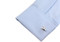 Alphabet Letter Y Cufflinks displayed on a white dress shirt sleeve cuff close up image