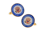 MRCUFF Seal America American Great Eagle Pair of Cufflinks in a Presentation Gift Box & Polishing Cloth