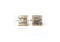 buy low sell high cufflinks shown as a pair with size dimensions 14 mm by 14 mm close up image