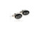 Buy Sell Cufflinks shown as a pair with size dimensions 8 mm by 11 mm close up image