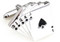 Royal Flush Poker Cards Cufflinks close up image