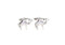 Silve Camel Cufflinks shown as a pair close up image