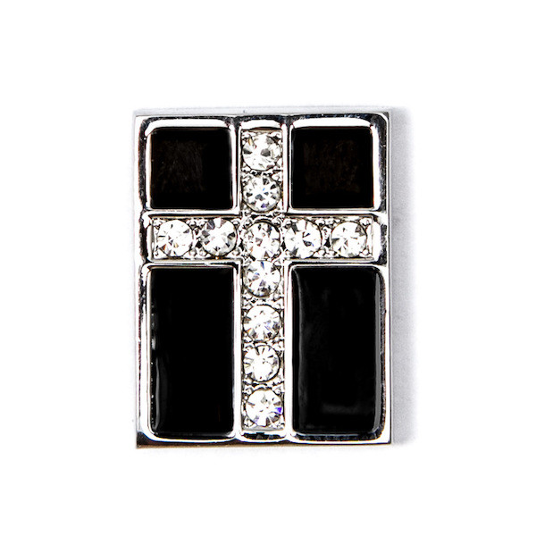 6 Pairs Assorted Cross Cufflinks Gift Set with Presentation Gift Box