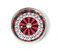 casino game roulette wheel cufflinks close up image