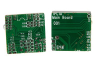 Main board PC mother board cufflinks shown as a pair close up image