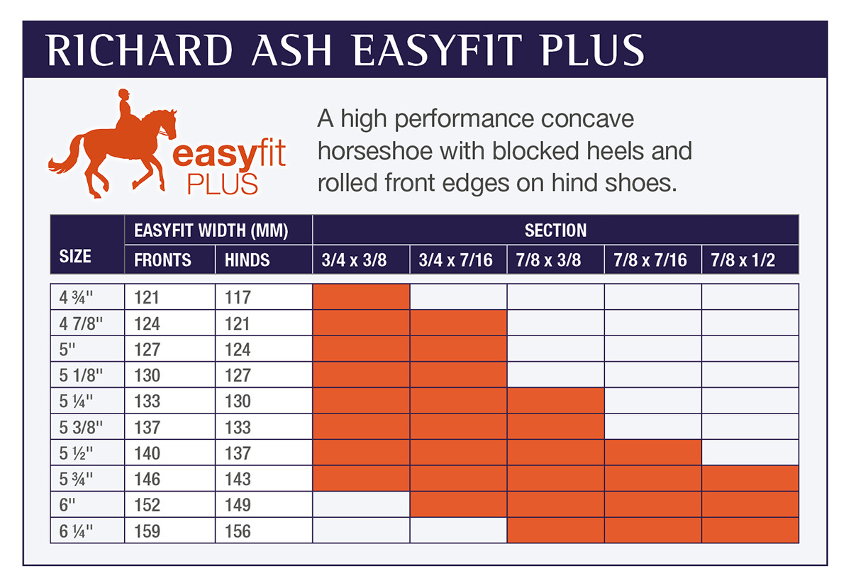 horseshoe size guide ash shoes size chart