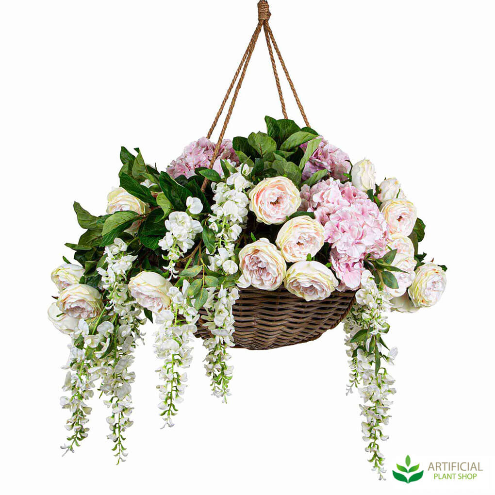 See our Lush Hanging Basket Range Artificial Plant Shop