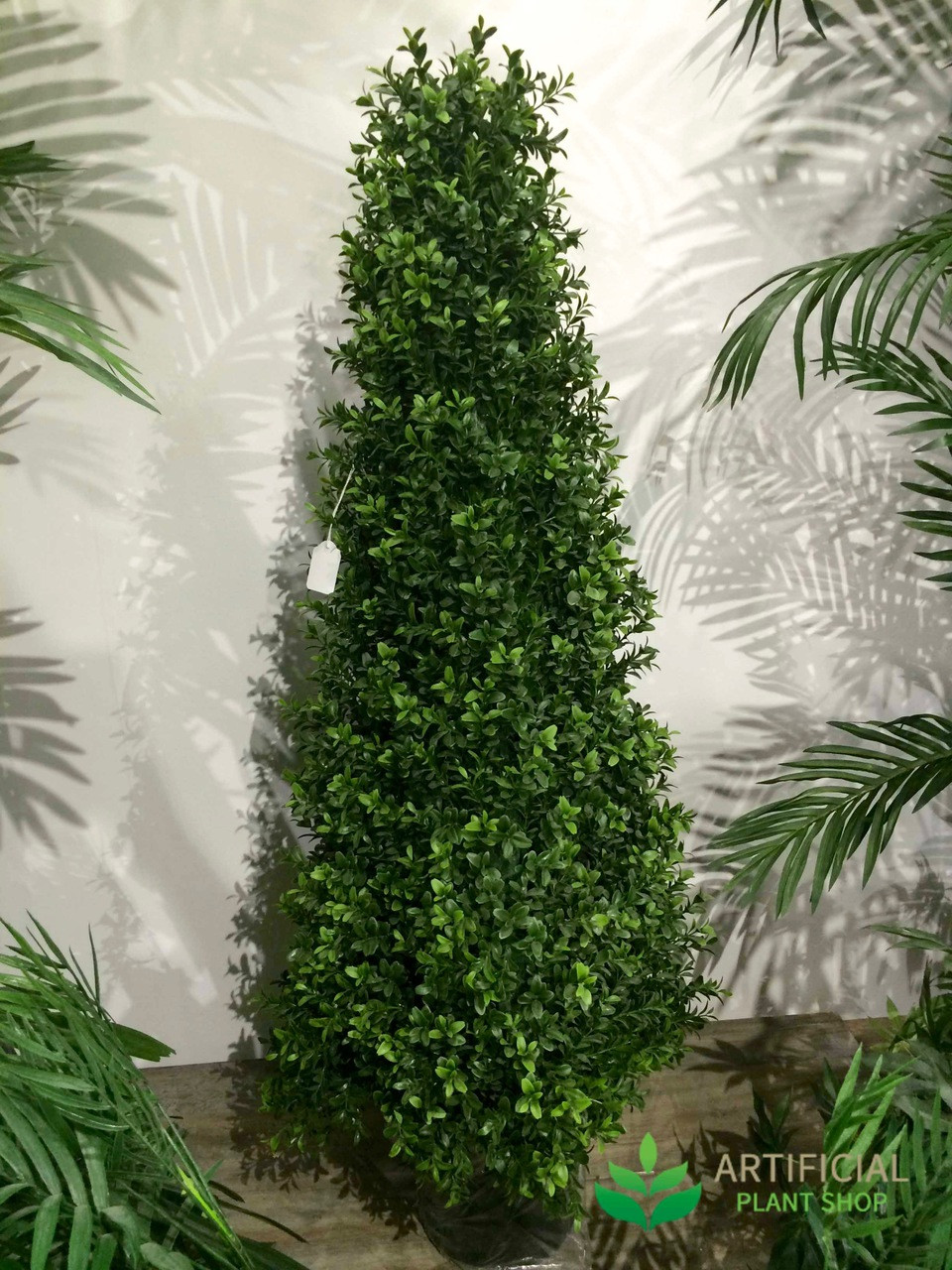 Artificial Boxwood Pyramid Tree 1m High