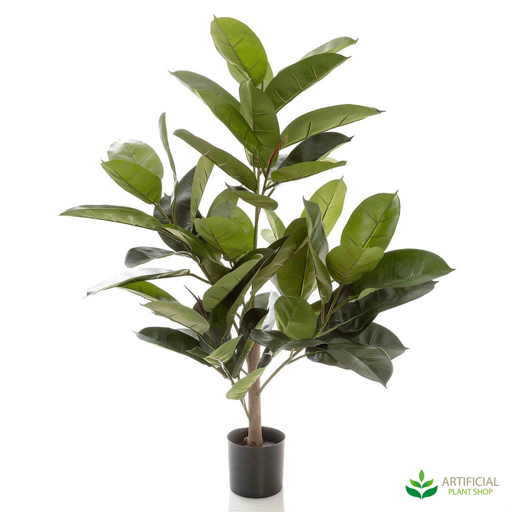 Artificial Rubber Plant 96cm