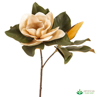 Artificial Flower - Coffee Magnolia 72cm