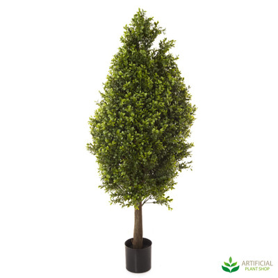 faux boxwood cone topiary