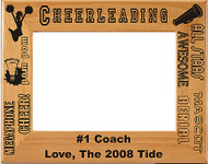 Cheerleading Picture Frame 2 - Personalized