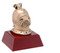 Knight Mascot Sculptured Trophy | Engraved Knight Award - 4 Inch Tall