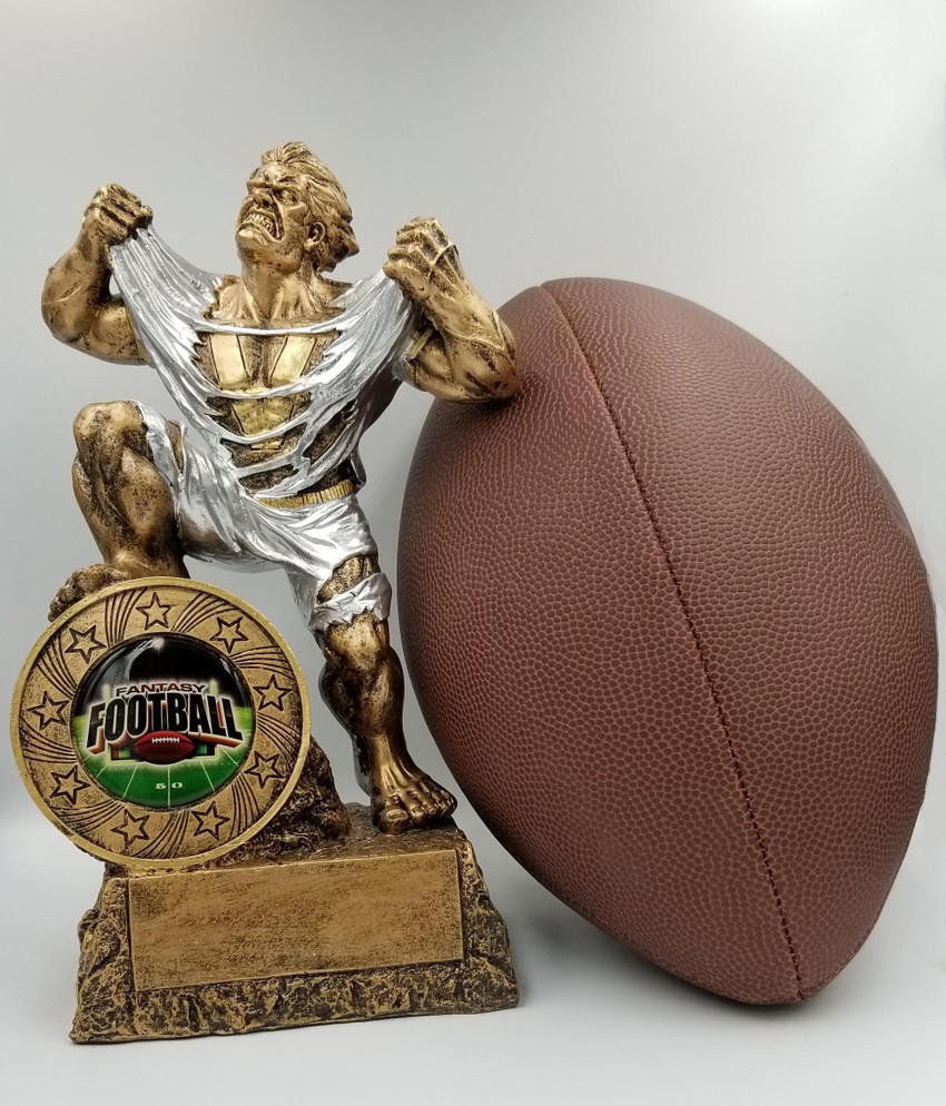 Fantasy Football League LARGE Monster Trophy Engraved FFL GIANT Beast