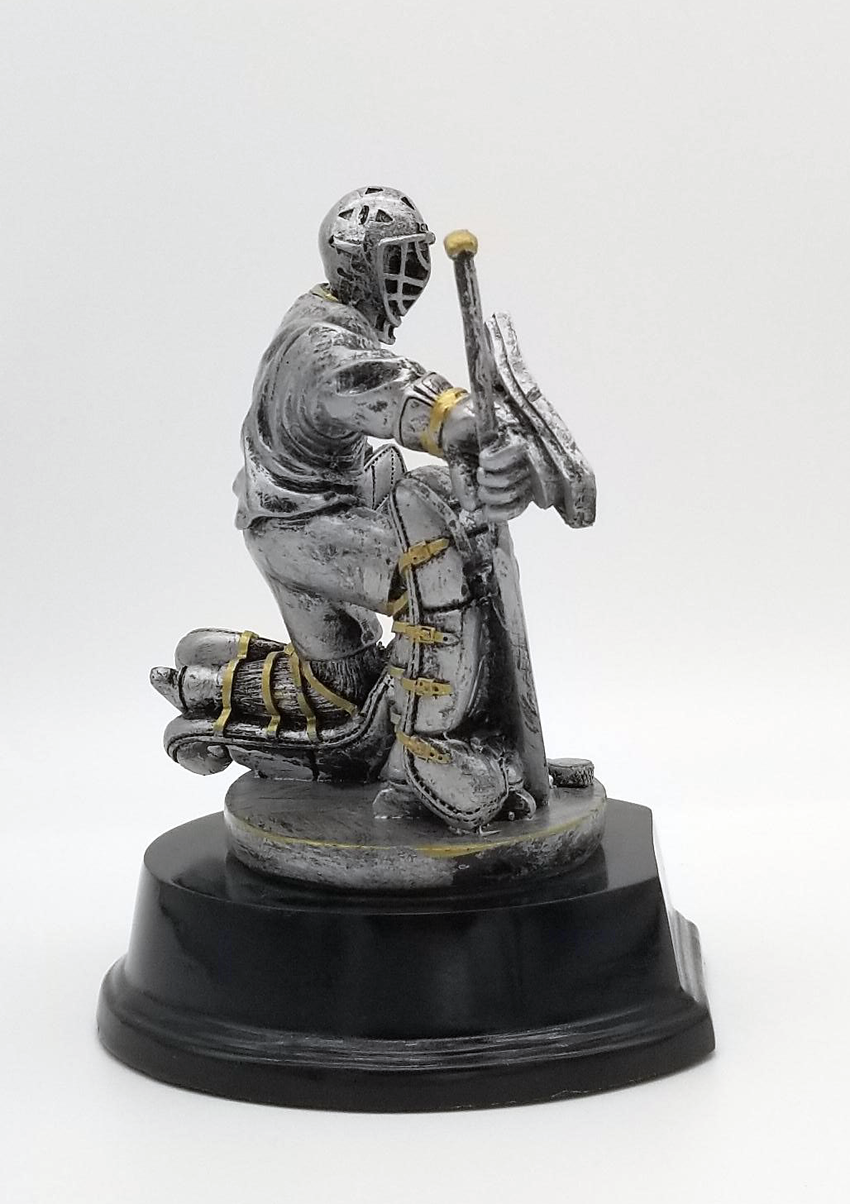 Hockey Goalie Trophy Engraved Goaltender Award 6 Inch Tall