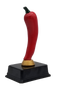 ed Chili Pepper Trophy | Engraved Chili Pepper Award - 7 Inch Tall