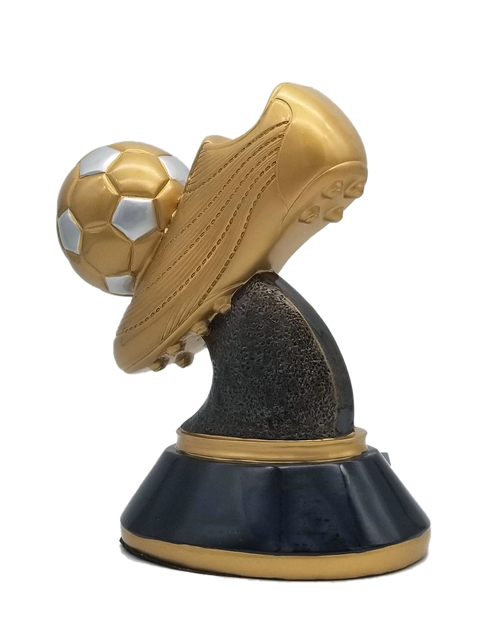 Tower Football Boot Trophy Antique Gold 7.5 Inch 19cm ,Free p&p & Engraving 