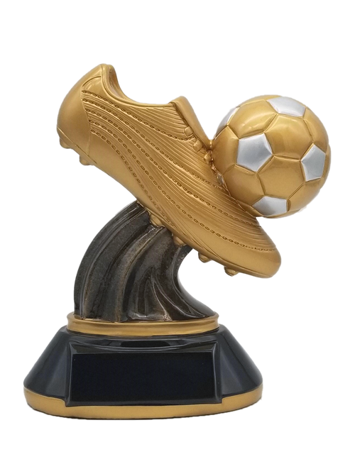 Gunmetal and Gold Football Boot Trophies Awards 3 sizes FREE Engraving 