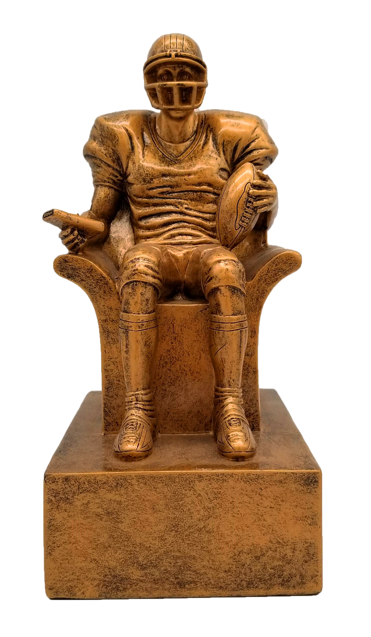 23" ARMCHAIR QB FANTASY FOOTBALL TROPHY SHIPS IN 1 DAY 12 YEAR FREE ENGRAVING 