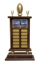 Fantasy Football Champion Perpetual Trophy | Engraved Football Perpetual Award - 22 Inch Tall