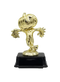 Scarecrow Halloween Trophy | Engraved Pumpkin King Award - 6.5 Inch Tall 
