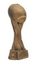 Football Gold Spiral Trophy | Engraved FFL Award - 10.5 Inch Tall 